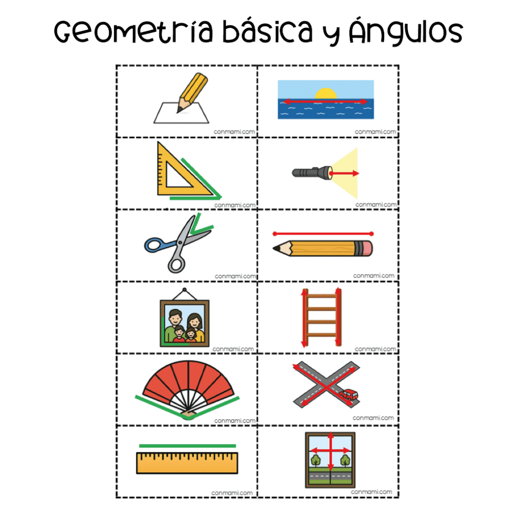Geometr&iacute;a b&aacute;sica y &Aacute;ngulos