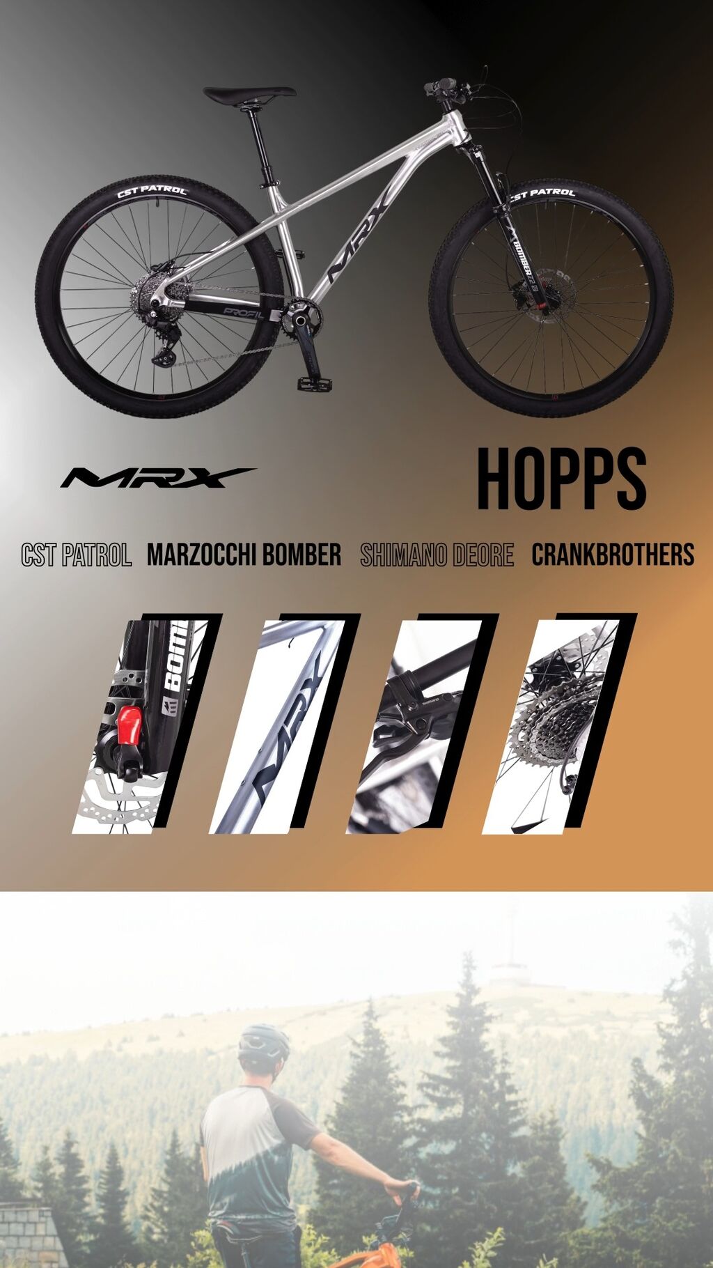 🔥 Nov&yacute; MRX HOPPS &ndash; poctiv&yacute; hardtail, co tě vyt&aacute;hne na traily i v&iacute;kendov&eacute; v&yacute;jezdy. | reel 