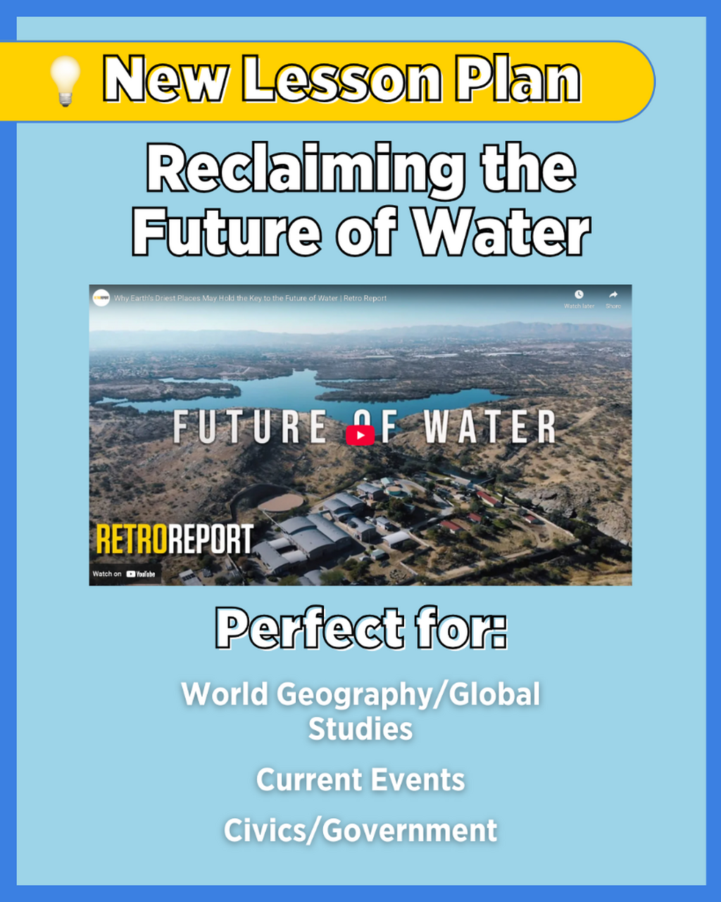 Lesson Plan: Reclaiming the Future of Water