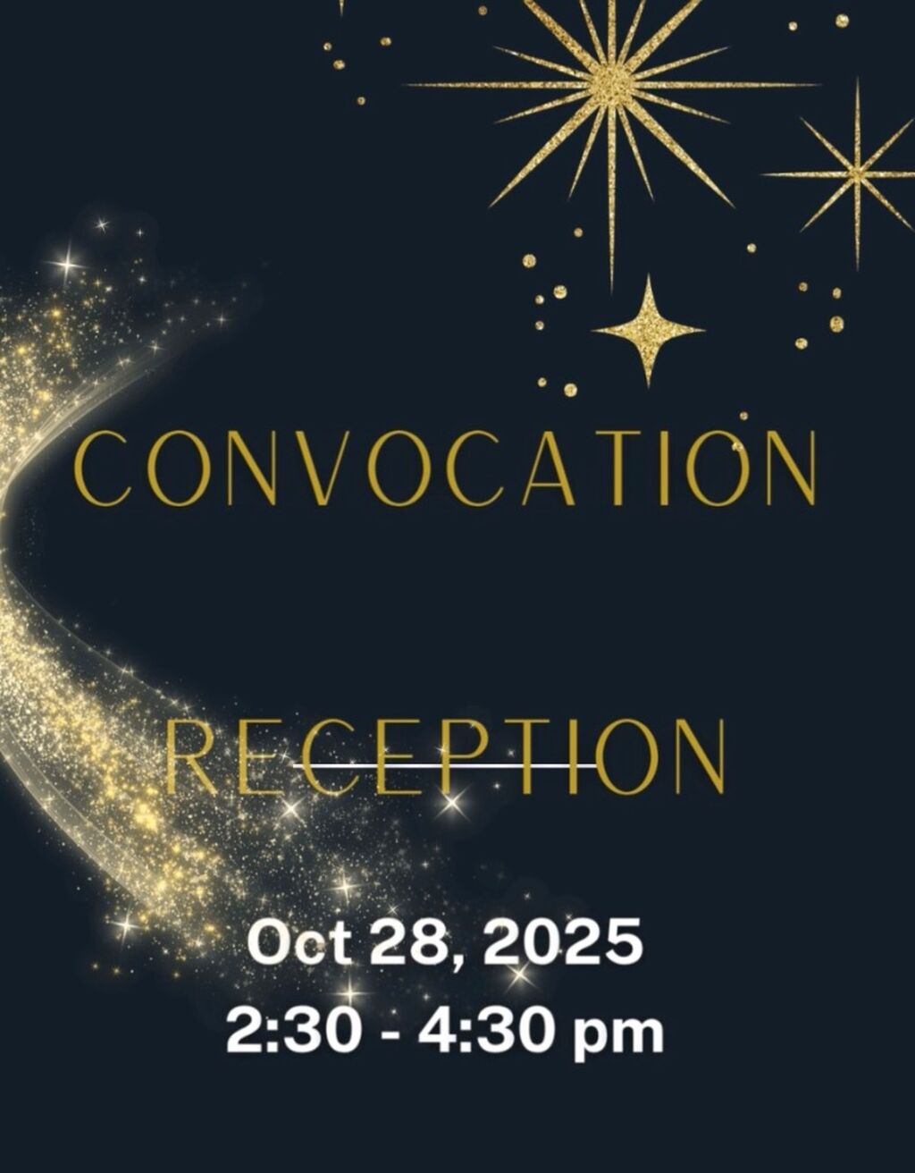  Convocation Reception