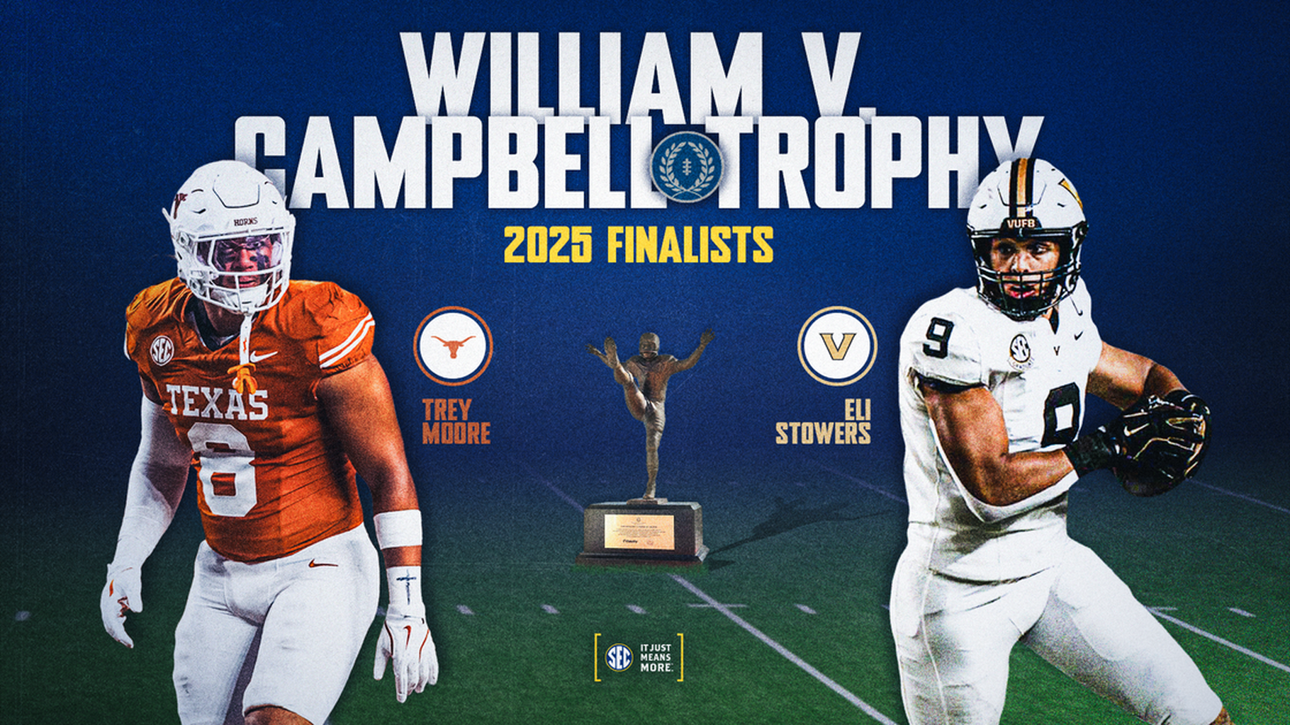Two SEC football players named national scholar-athlete finalists