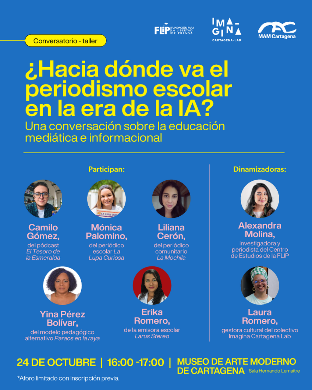 Inscripciones conversatorio-taller