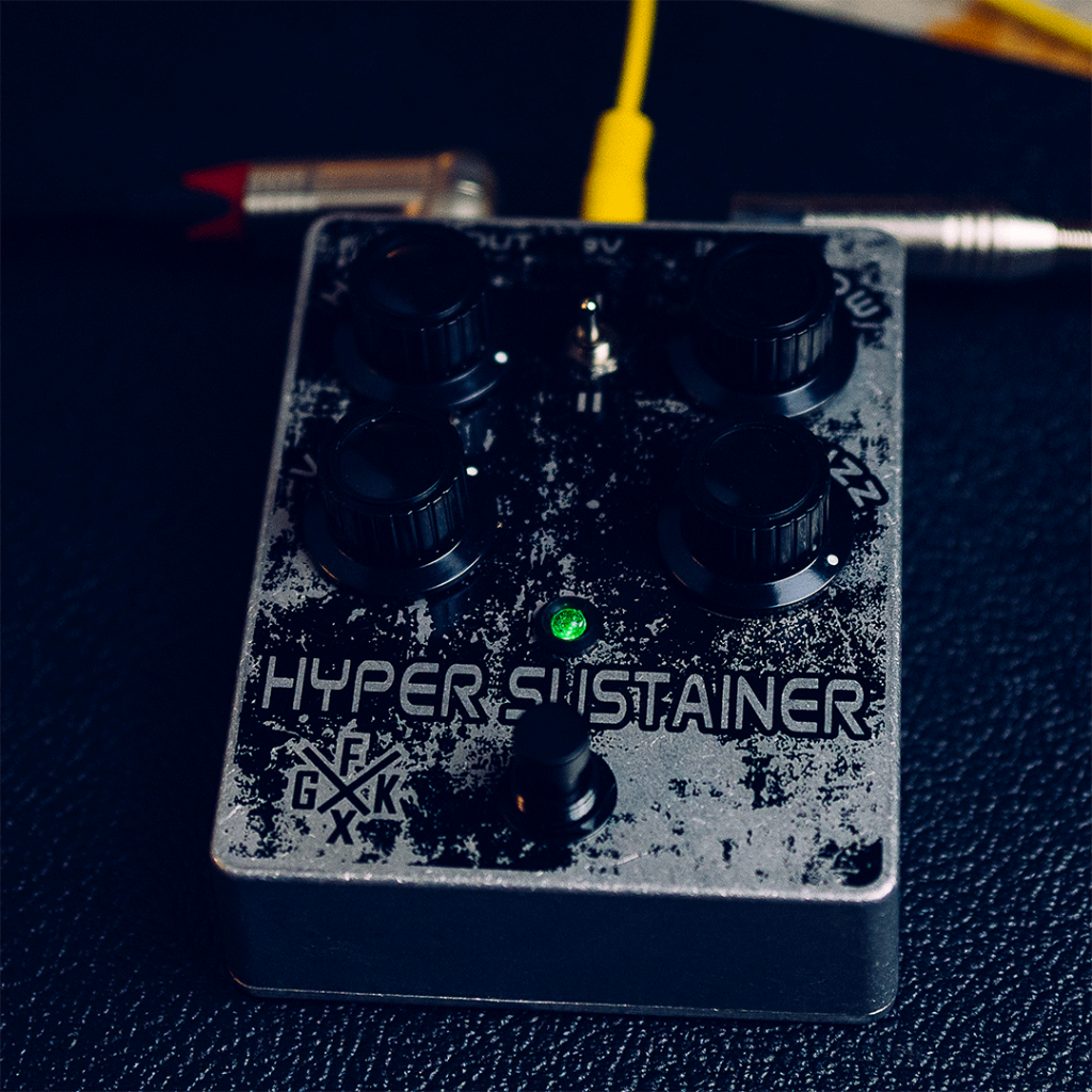 Hyper Sustainer by Ground King FX - a blend of a Super Fuzz and a Big Muff