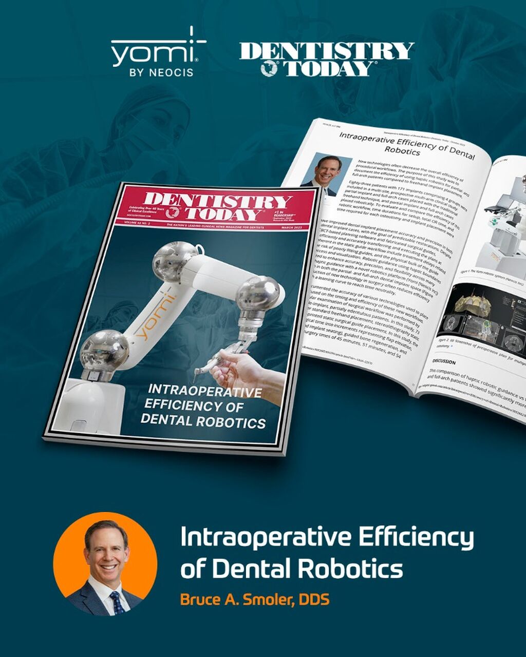 Intraoperative Efficiency of Dental Robotics -- Dentistry Today, October 2025