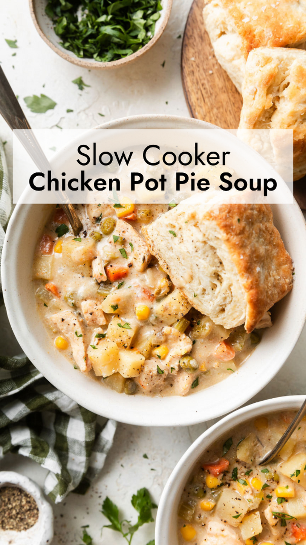 Slow Cooker Chicken Pot Pie Soup