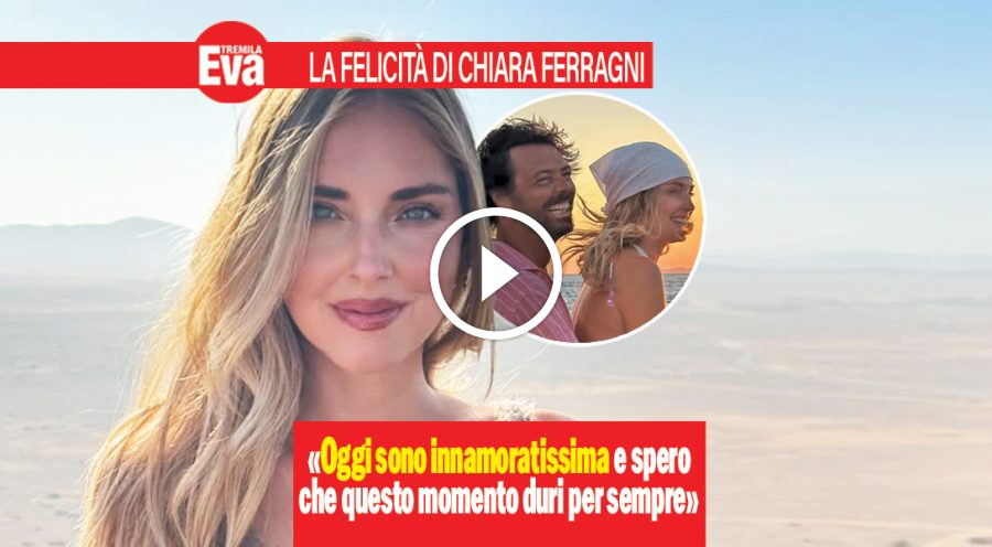 Chiara Ferragni: &laquo;sono felicemente innamorata e felice cos&igrave;&raquo;