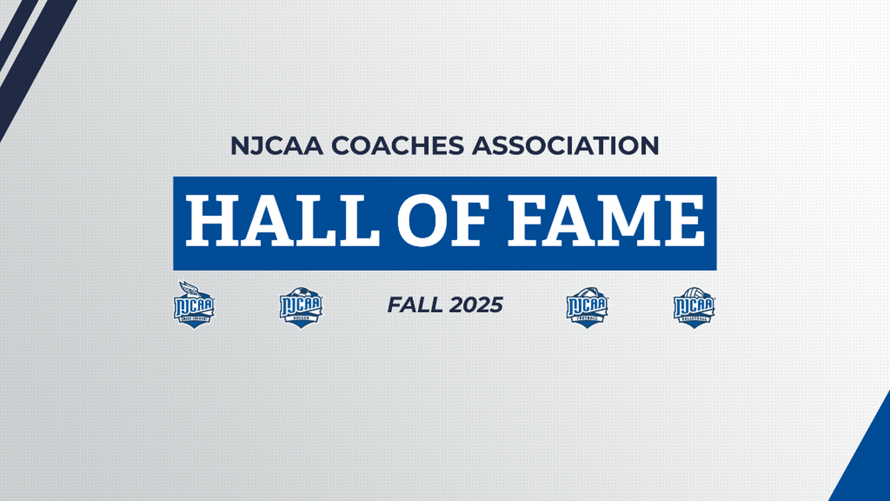 2025-26 NJCAA Coaches Association Hall of Fame