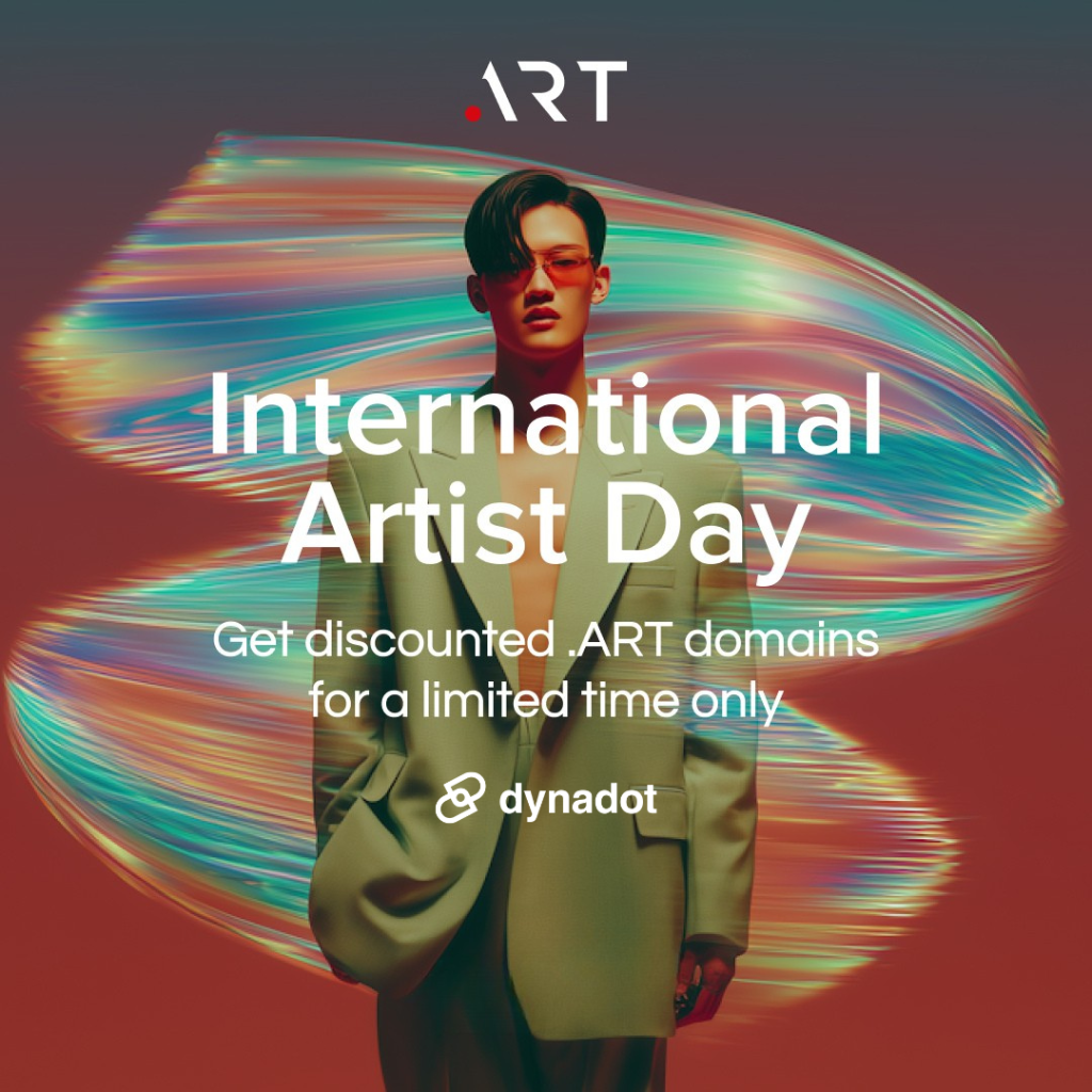 Check your account for a free .ART domain!