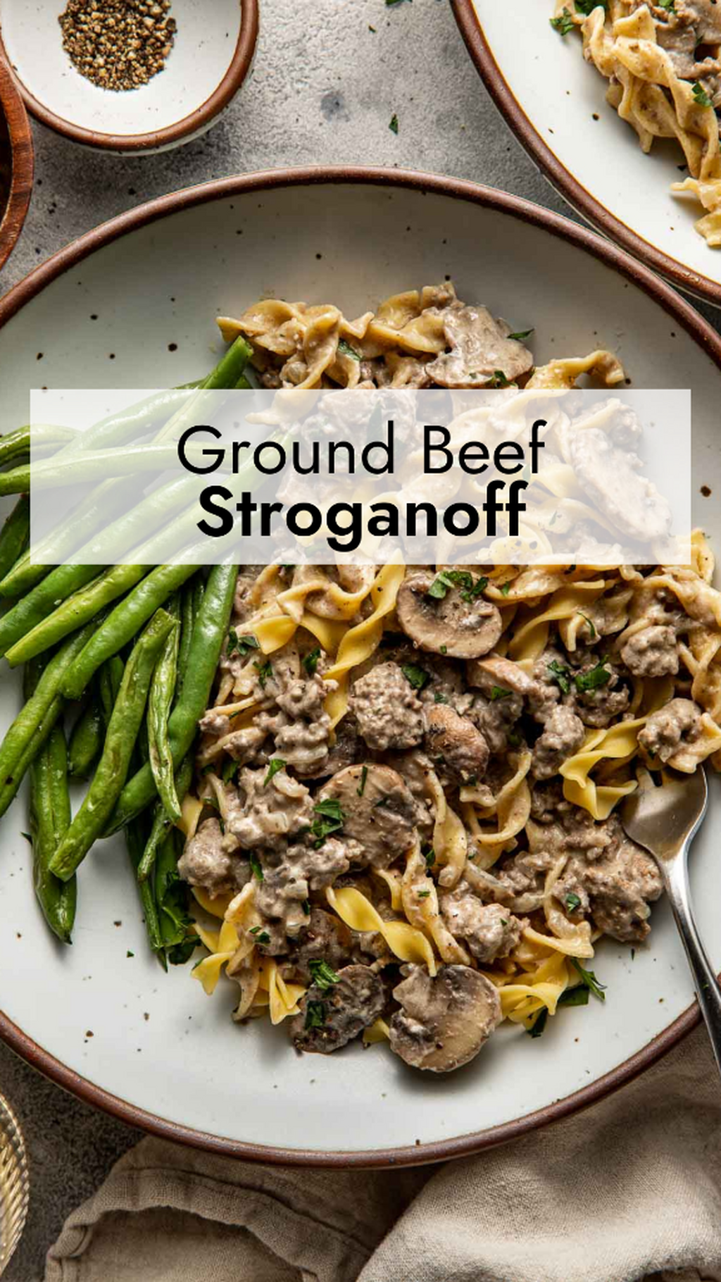 Ground Beef Stroganoff