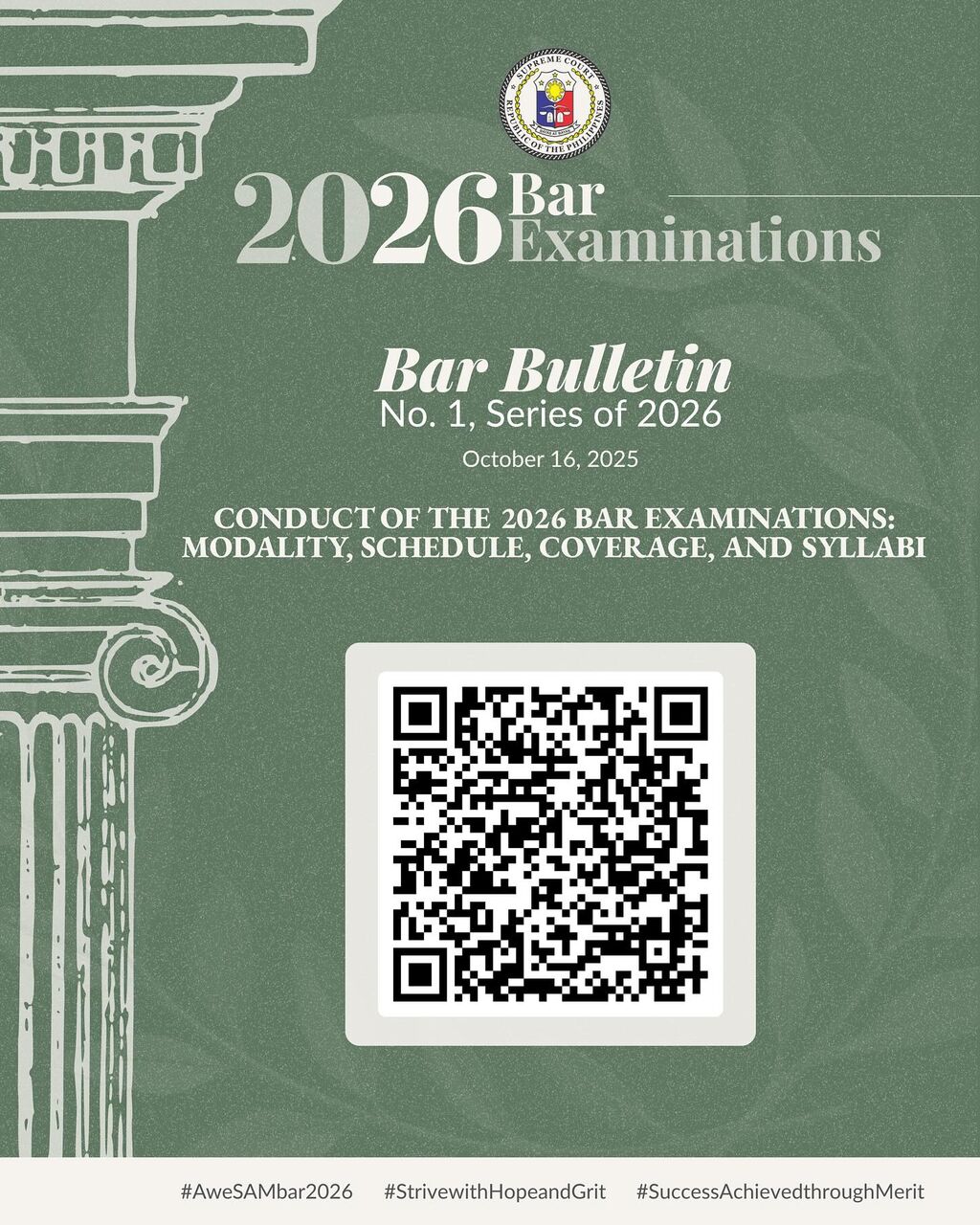#Bar2026 Bar Bulletin No. 1