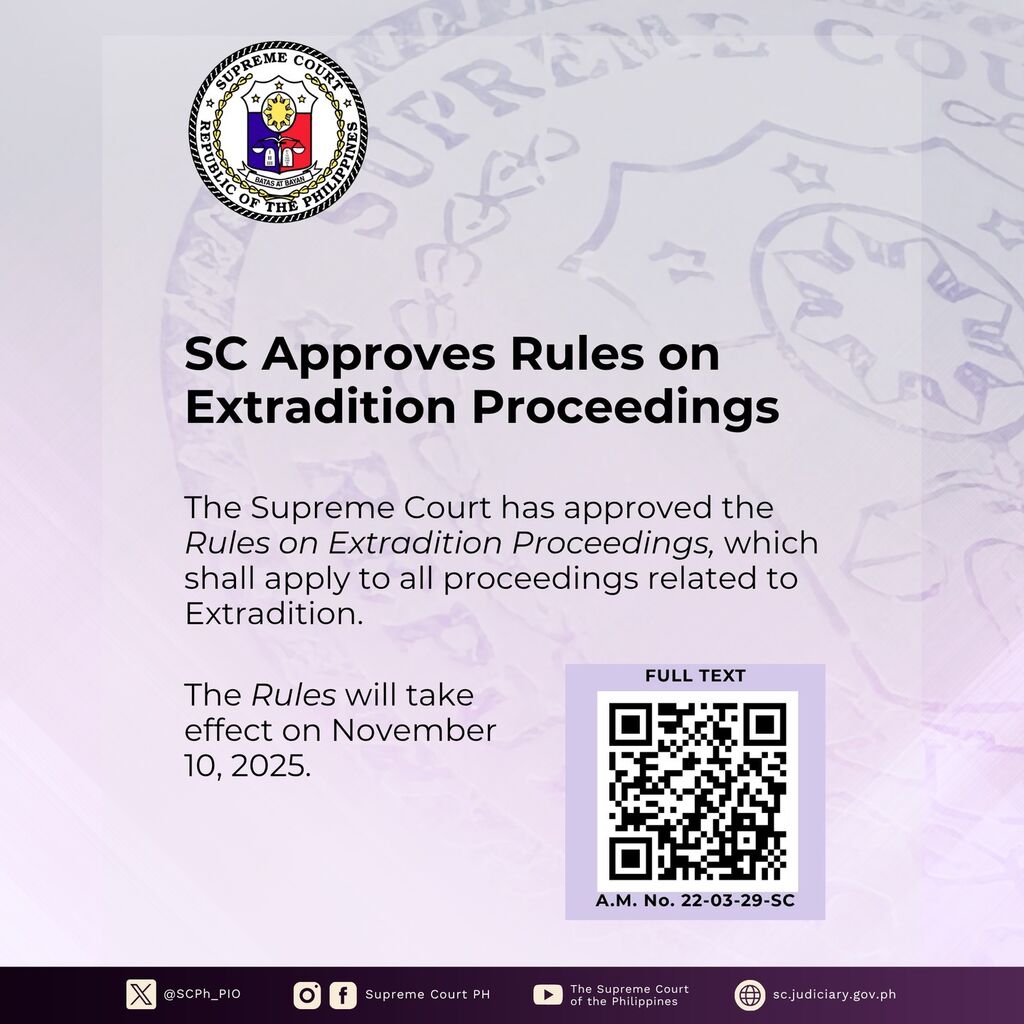 Rules on Extradition Proceedings