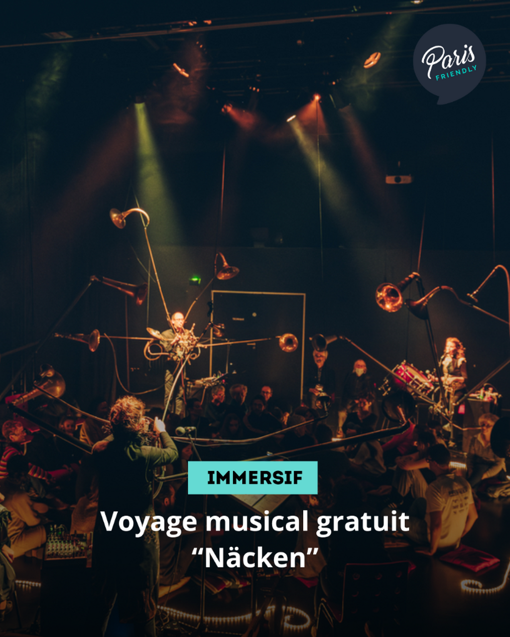 N&auml;cken : un spectacle musical immersif gratuit &agrave; l'occasion du Festival "Monte le son"