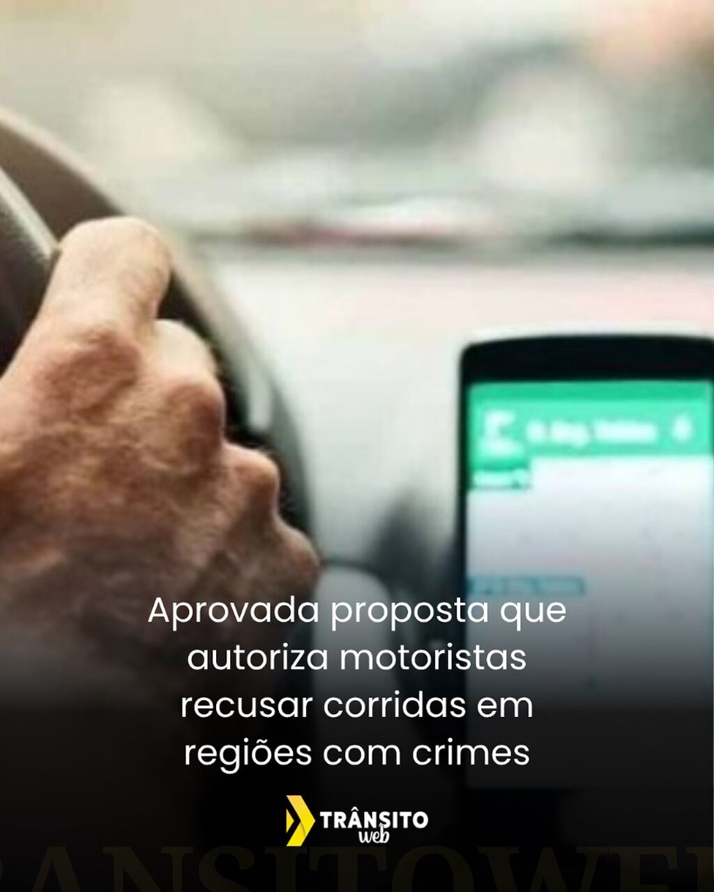 Aprovada proposta que autoriza motoristas recusar corridas em regi&otilde;es com crimes