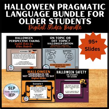 TPT Halloween Pragmatic Language Bundle-Digital Slides