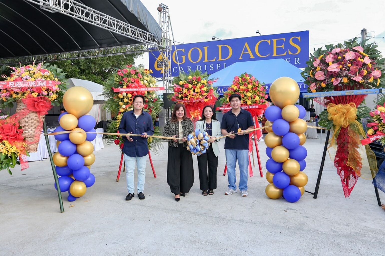 Gold Aces Car Display Center opens its main branch in SRP, Talisay City