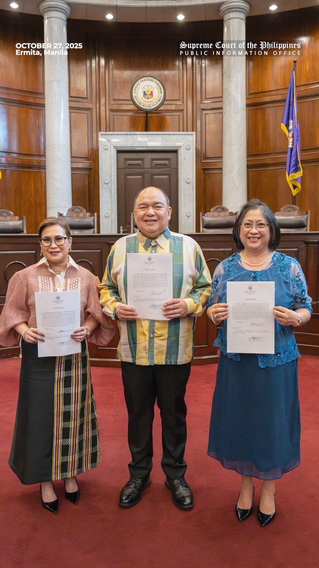 Chief Justice Gesmundo Administers Oath to New Deputy Court Administrators