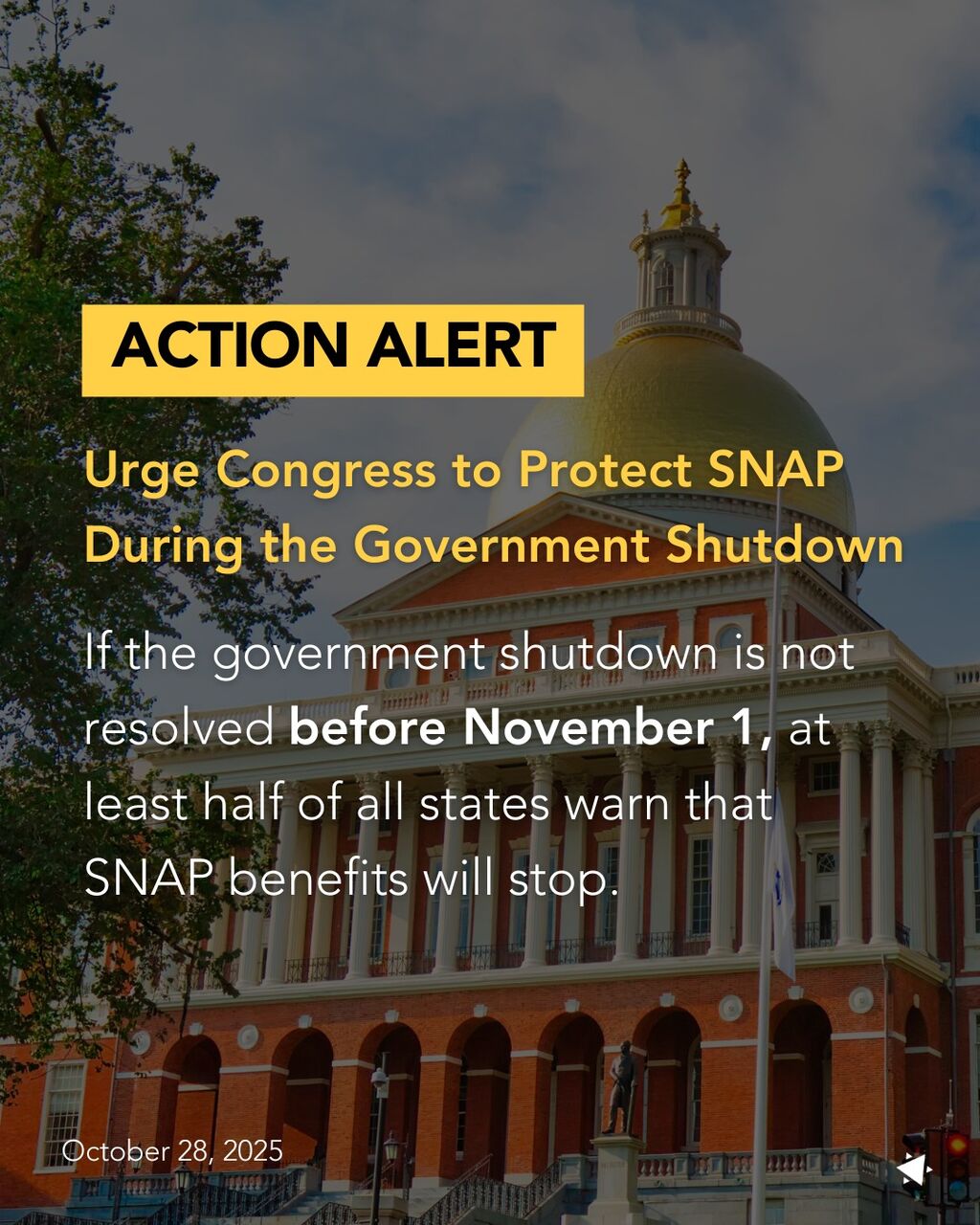 Urge Congress to Protect SNAP