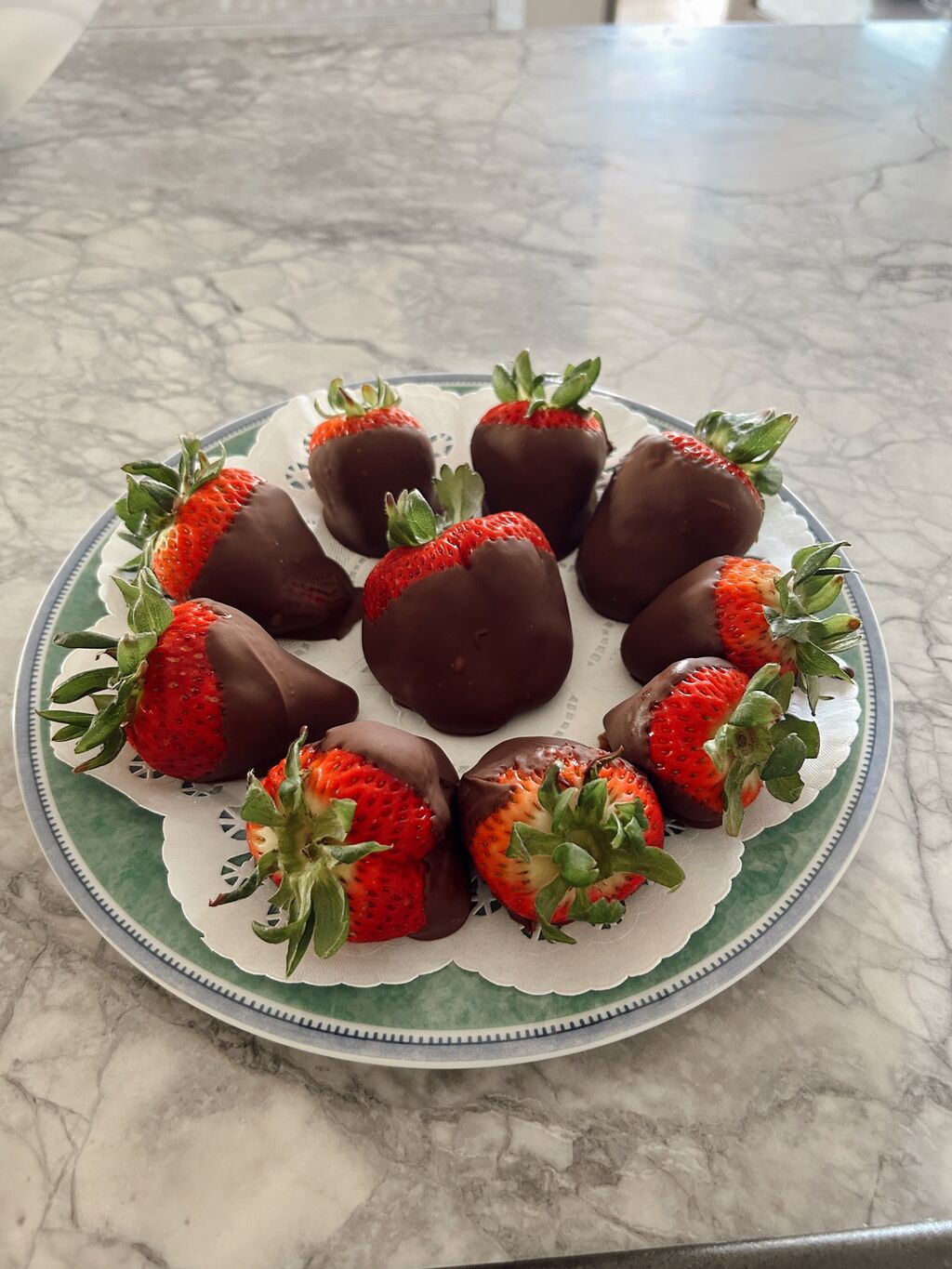 Chocolate covered strawberries!