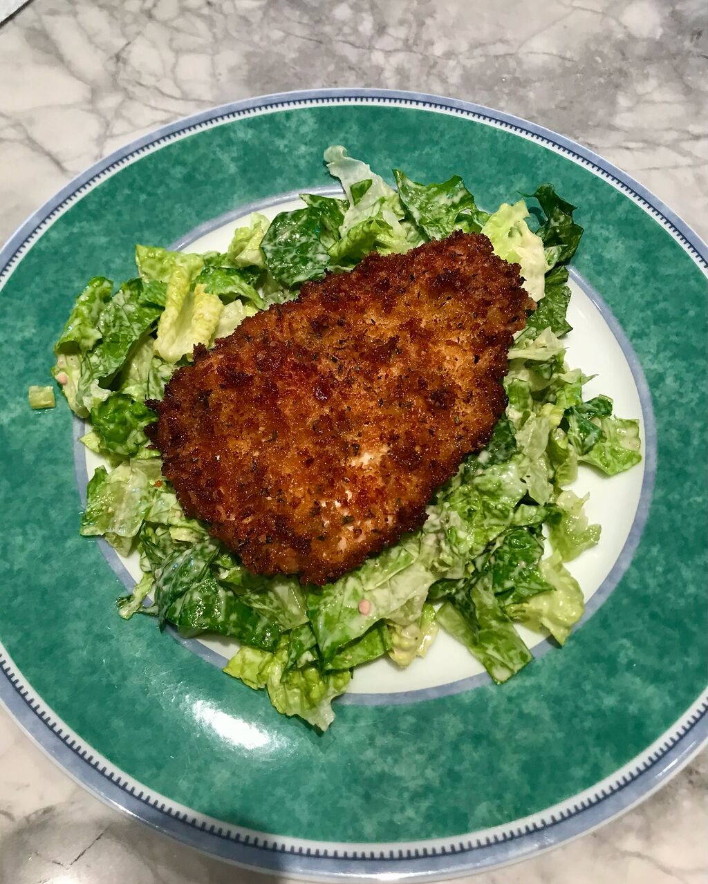 Chicken and Salad for lunch