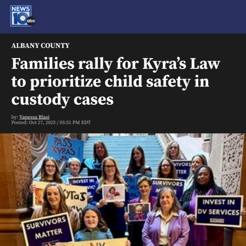 Families rally for Kyra&rsquo;s Law to prioritize child safety in custody cases