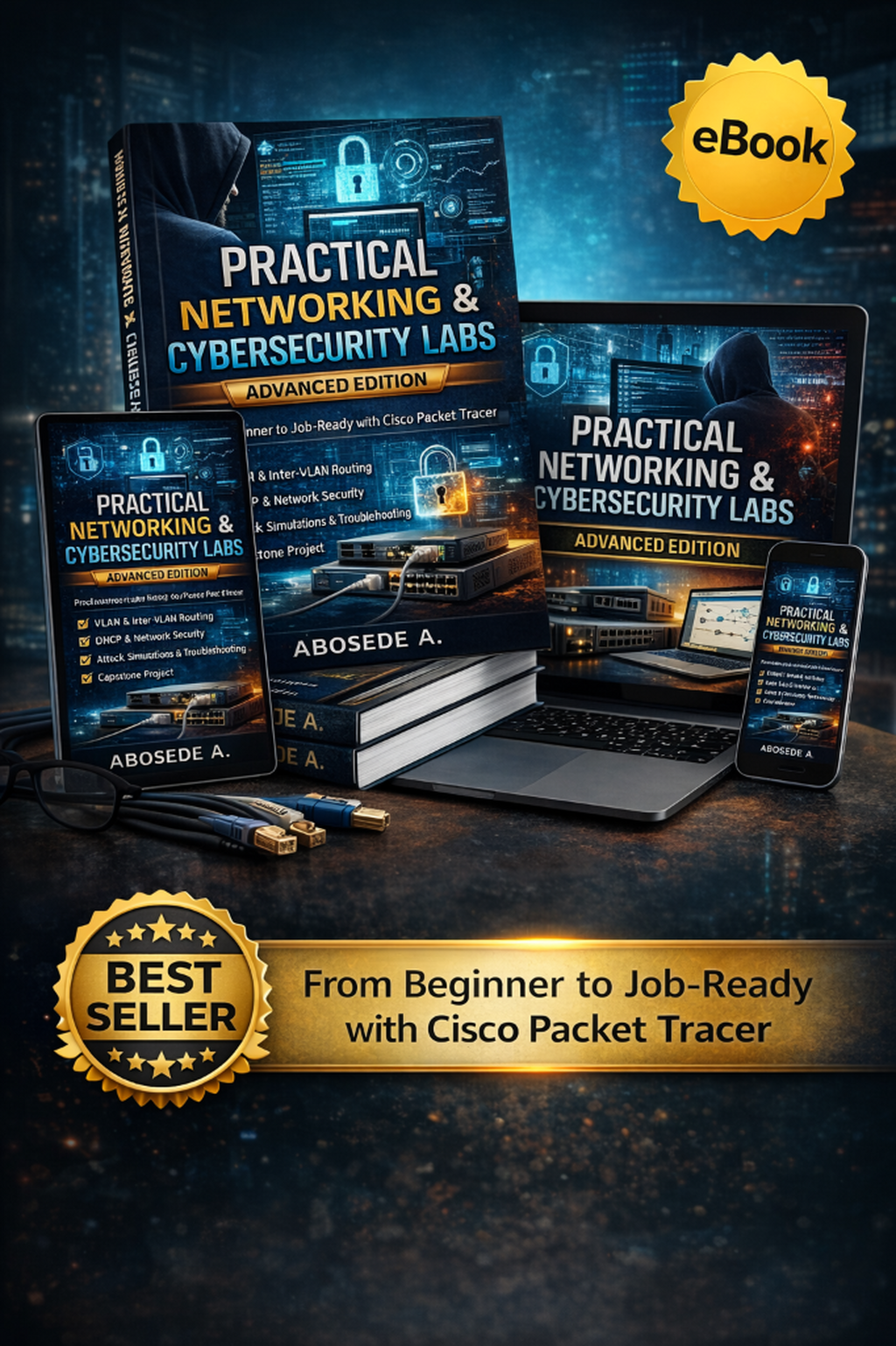 Practical Networking & Cybersecurity Labs. From Beginner to Advanced with Cisco Packet Tracer