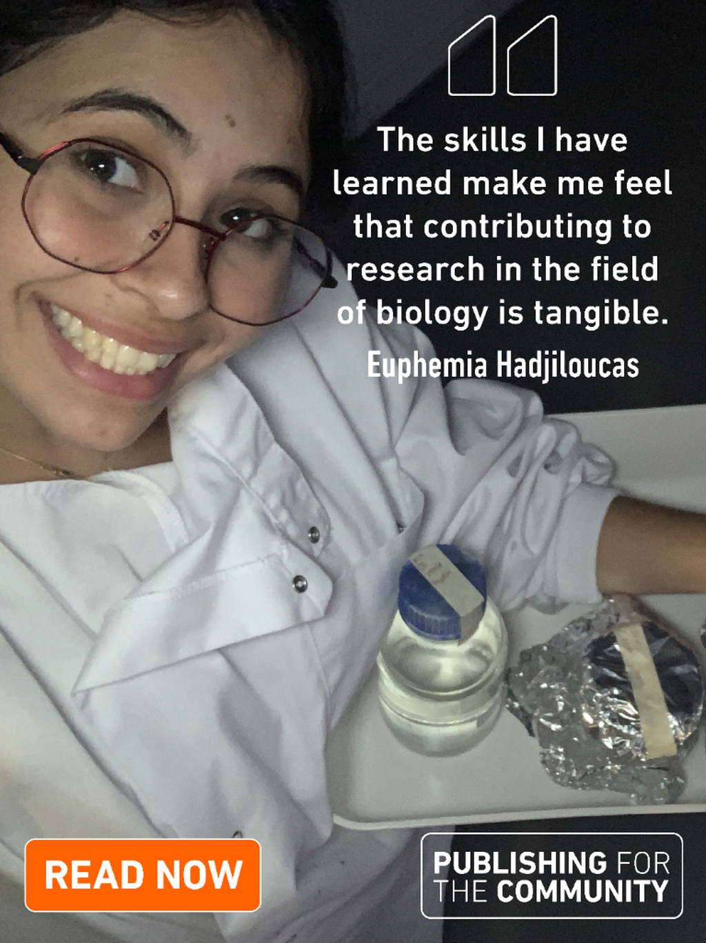 Meet Vacation Studentships recipient: Mia Hadjiloucas