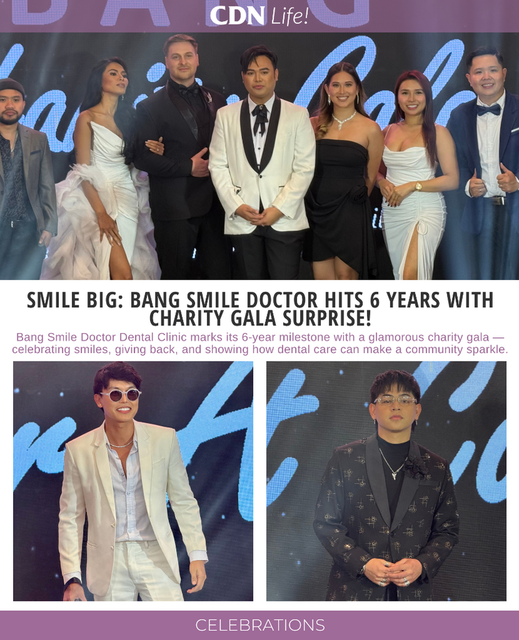 BANG Smile Doctor Dental Clinic celebrates 6 years with a heartfelt charity gala