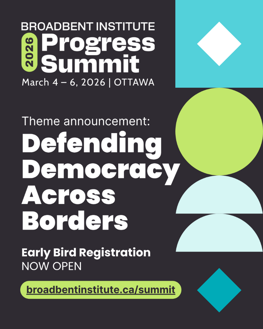 2026 Progress Summit - Broadbent Institute