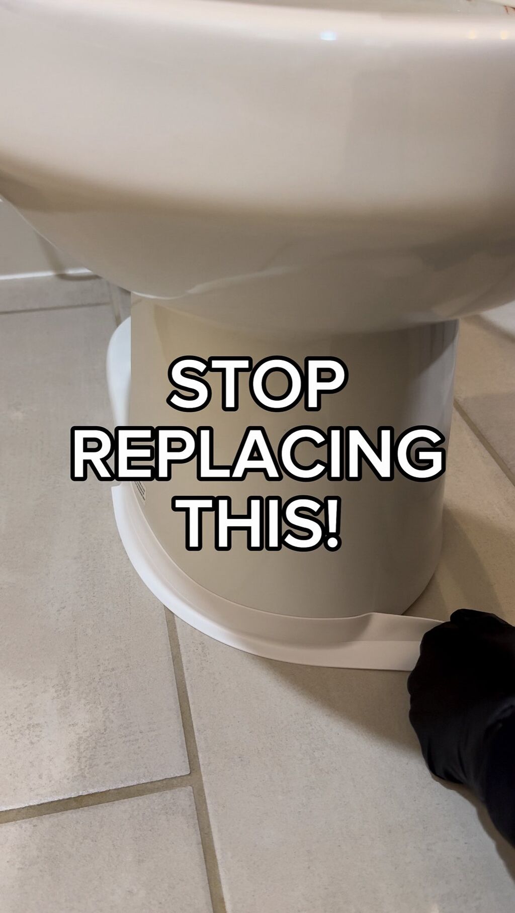 TOILET SELF-ADHESIVE CAULK TAPE