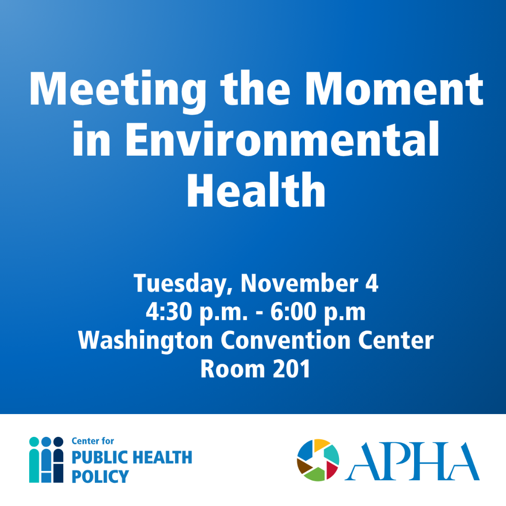 Meeting the Moment in Environmental Health