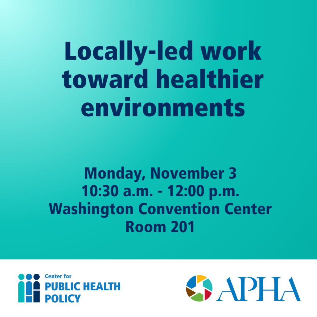 Locally-led work toward healthier environments