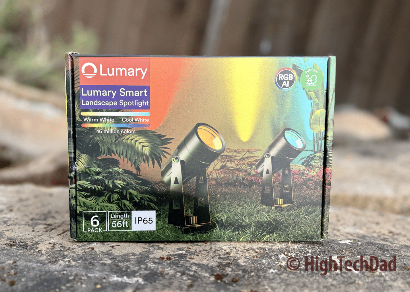Shop > Lumary Smart Landscape Spotlights - HighTechDad&trade;
