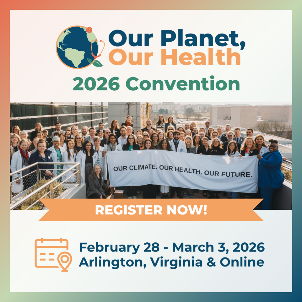 "Our Planet, Our Health" Climate Action Convention