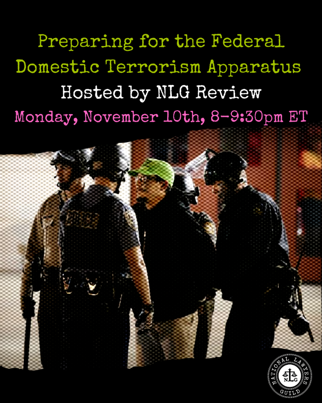Preparing for the Federal Domestic Terrorism Apparatus Webinar