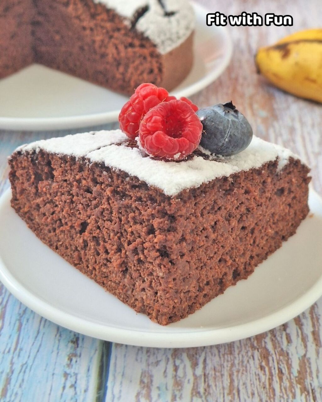 Torta proteica albumi farina di avena e cacao
