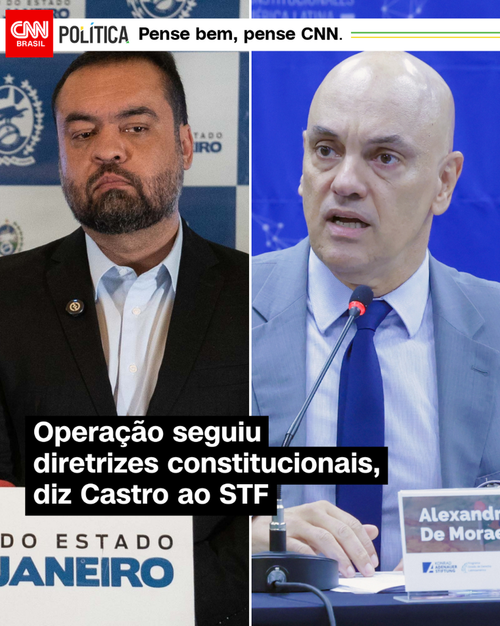 Opera&ccedil;&atilde;o seguiu diretrizes constitucionais, diz Castro ao STF