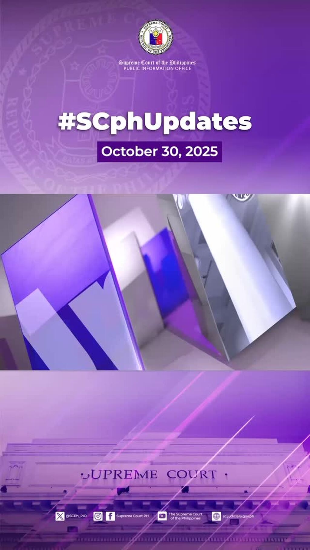  #SCphUpdates October 30, 2025