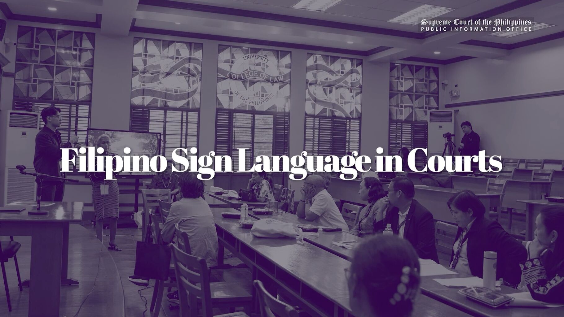 SPJI: Filipino Sign Language in Courts