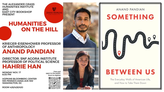 11/17: Humanities on the Hill @ Johns Hopkins University