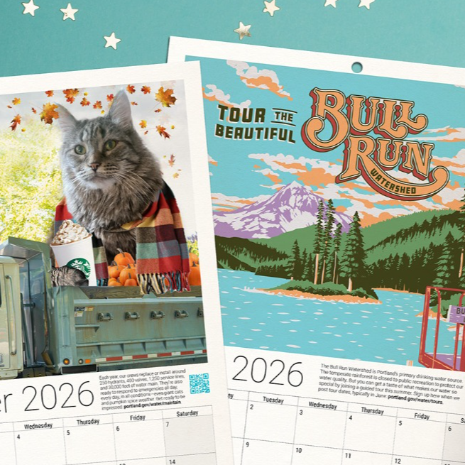 2026 Portland Water Calendar