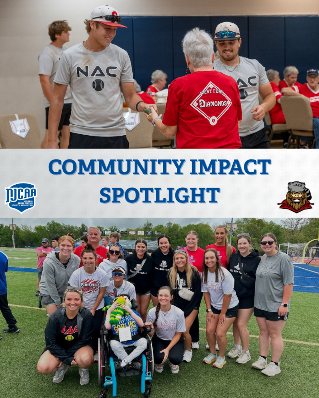 NJCAA Community Impact Spotlight: 2025-26 First Quarter