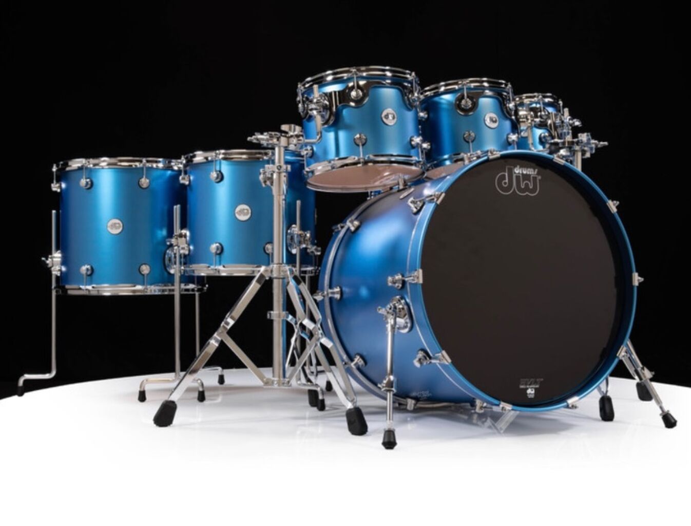 DW Design Series - Aqua Metallic, CymbalFusion Exclusive