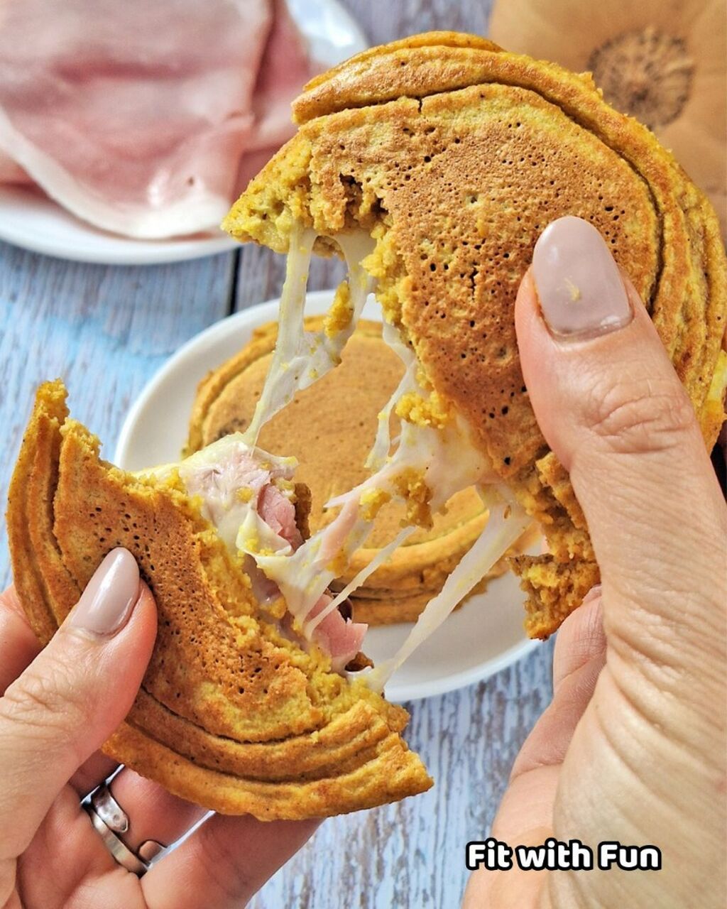 🥞 Pancake salati zucca & avena istantanea 🧀