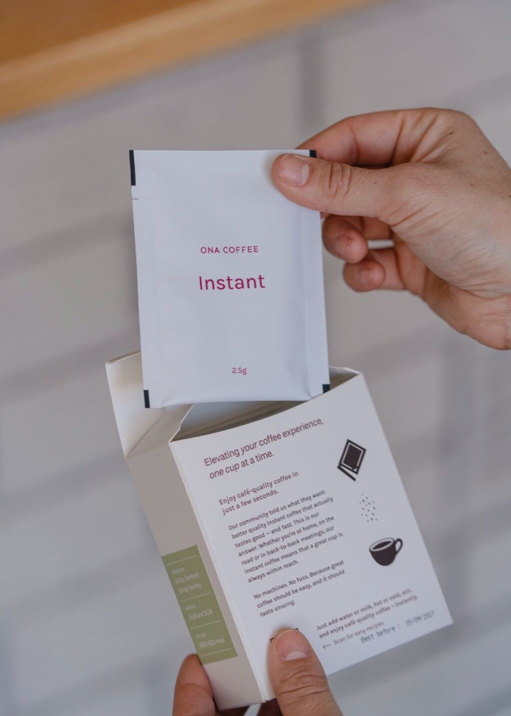 ONA Coffee Instant: Caf&eacute;-quality coffee, anywhere