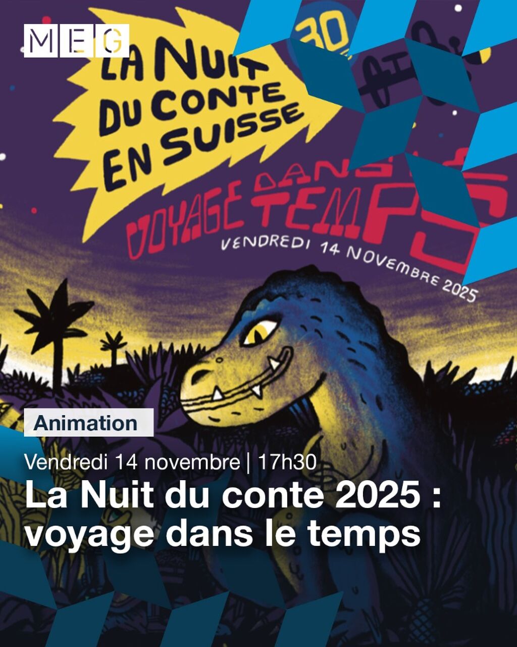 📢 La Nuit du conte 2025 : voyage dans le temps 📢