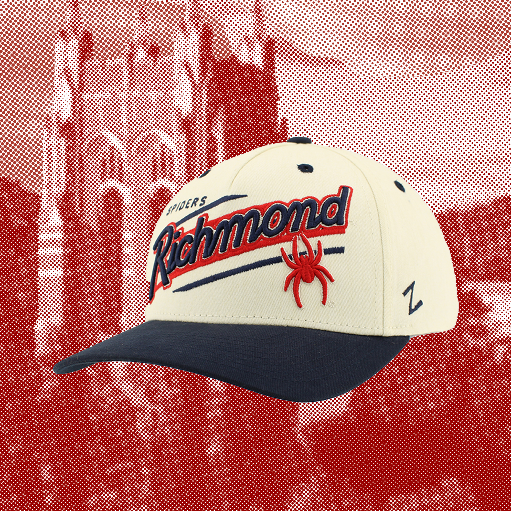 Zephyr Vintage with Spiders Richmond Mascot in Cream and Navy | UR SpiderShop
