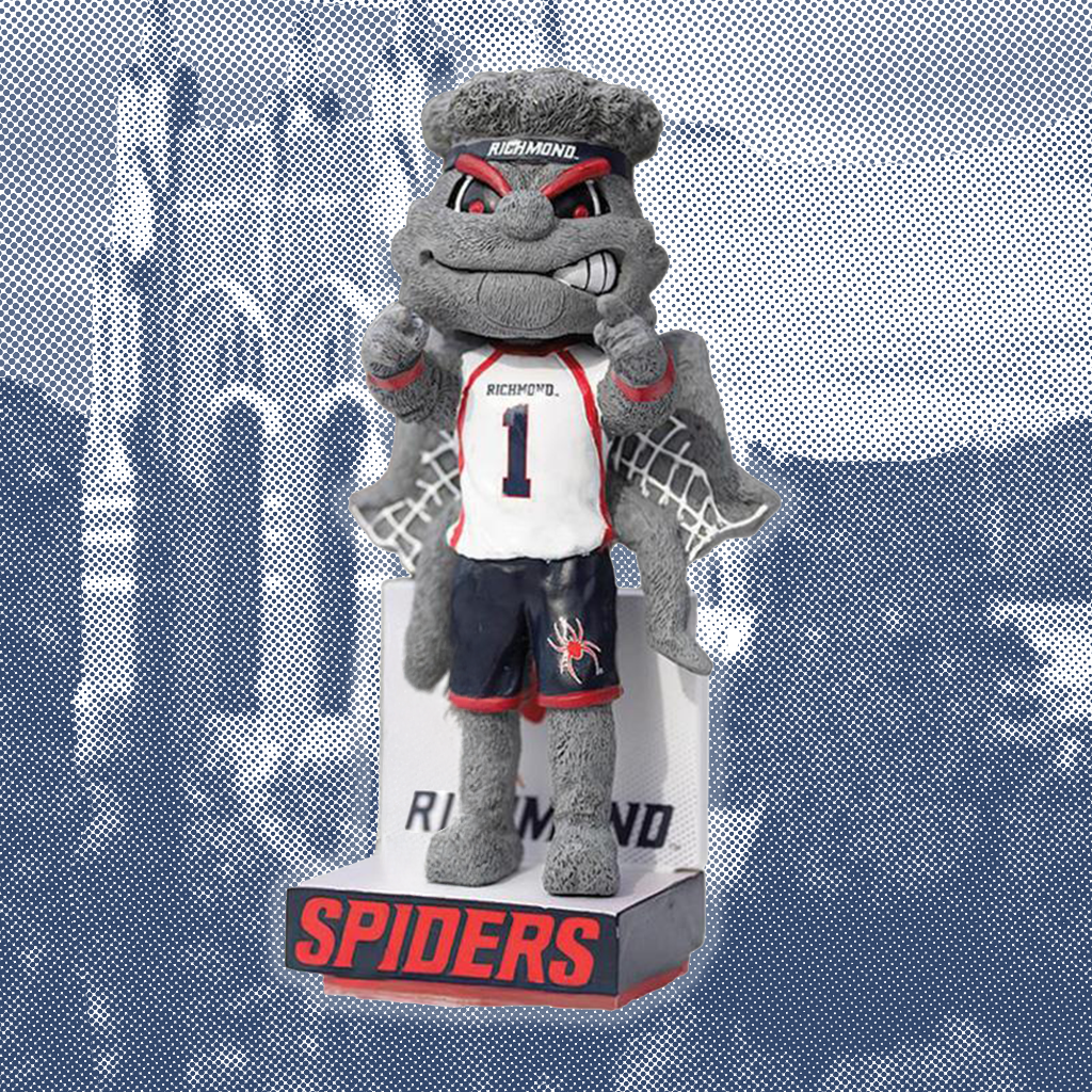 Limited Edition Mascot Bobblehead Richmond Spiders Webstur