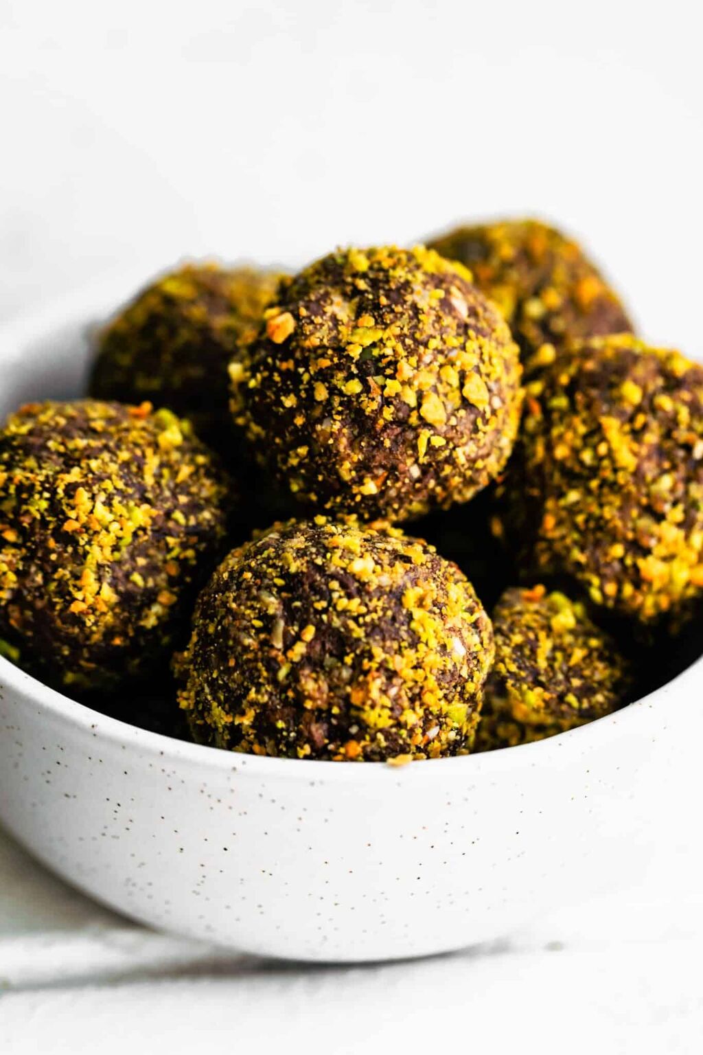 Chocolate Pistachio Protein Balls