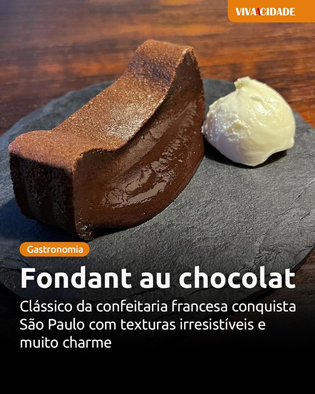 Fondant au chocolat: sabor franc&ecirc;s