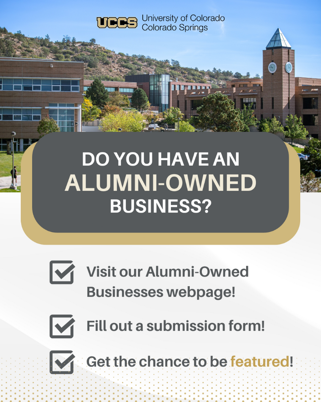 Alumni-Owned Business Submission Form!